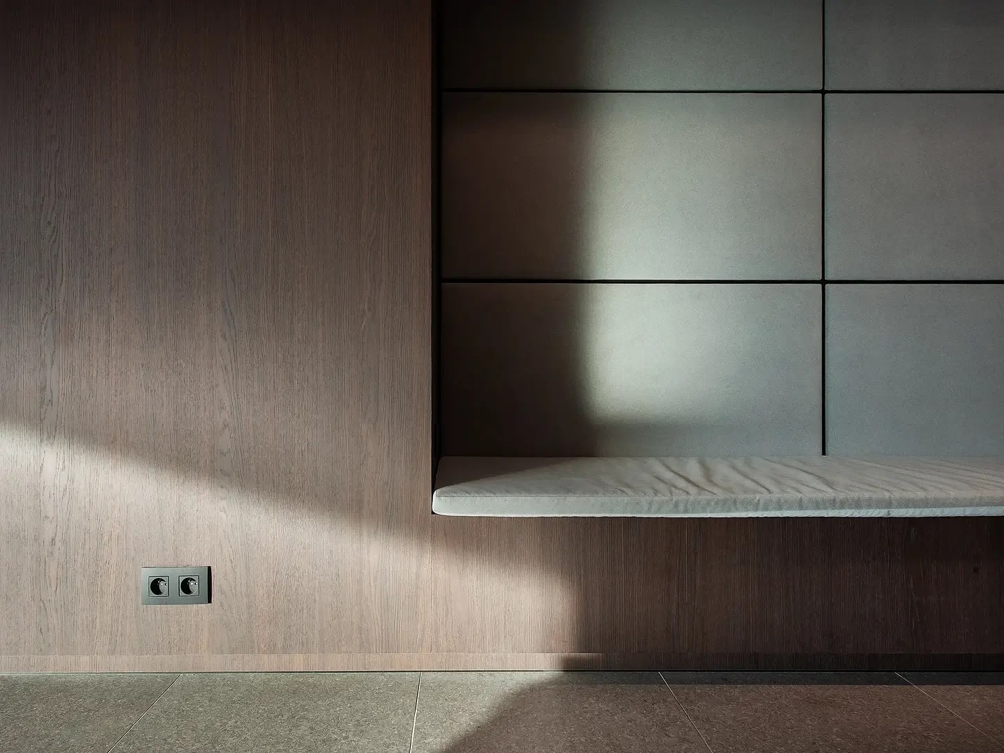 Office interior featuring RealGrain Knokke.